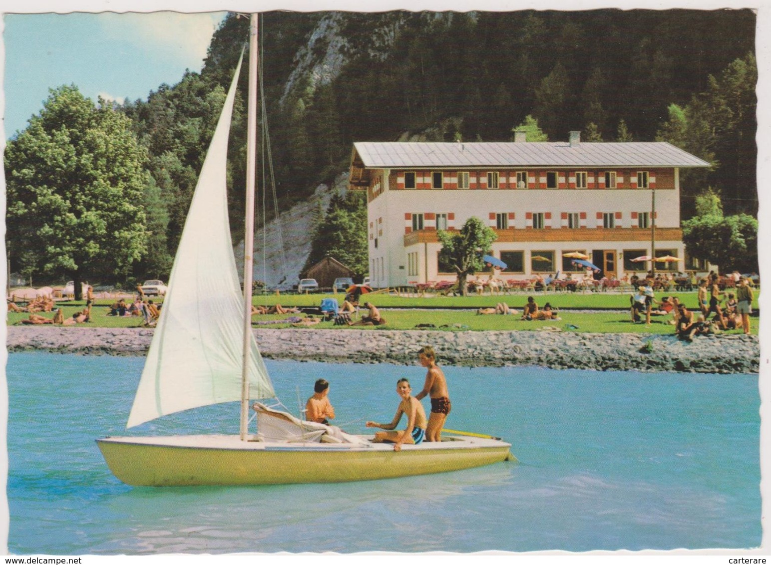 Autriche,osterreich ,austria,TYROL,hotel,GASTHOF PENSION,ZUM WILDER,SEESPITZ,ENFANT,VOILIER - Autres & Non Classés