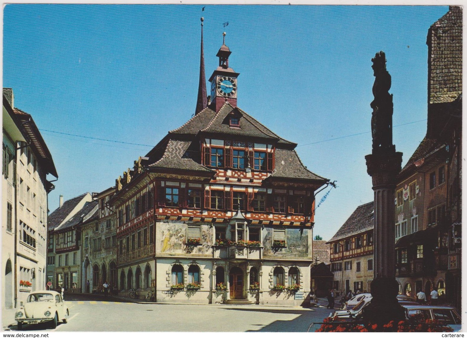 SUISSE,SWITZERLAND,SVIZZERA,HELVETIA,SWISS,SCHWEIZ ,STEIN AM RHEIN,SCHAFFHOUSE,RATHAUS - Schaffhouse