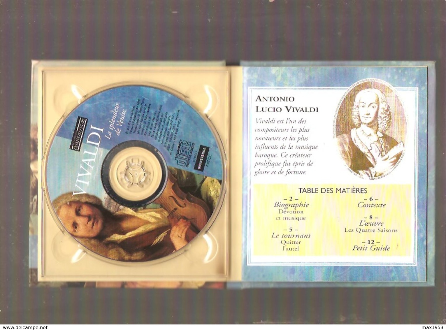 CD + LIVRET - VIVALDI La Splendeur De Venise - Les Grands Compositeurs - Baroque N°1 - 2003 - Classique