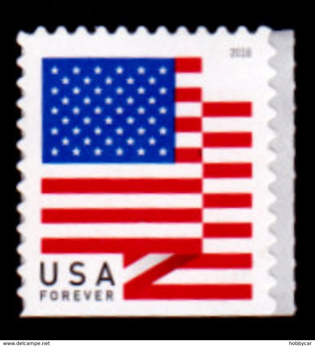 USA, 2018,#5262  Flag, Single,  MNH, VF - Neufs