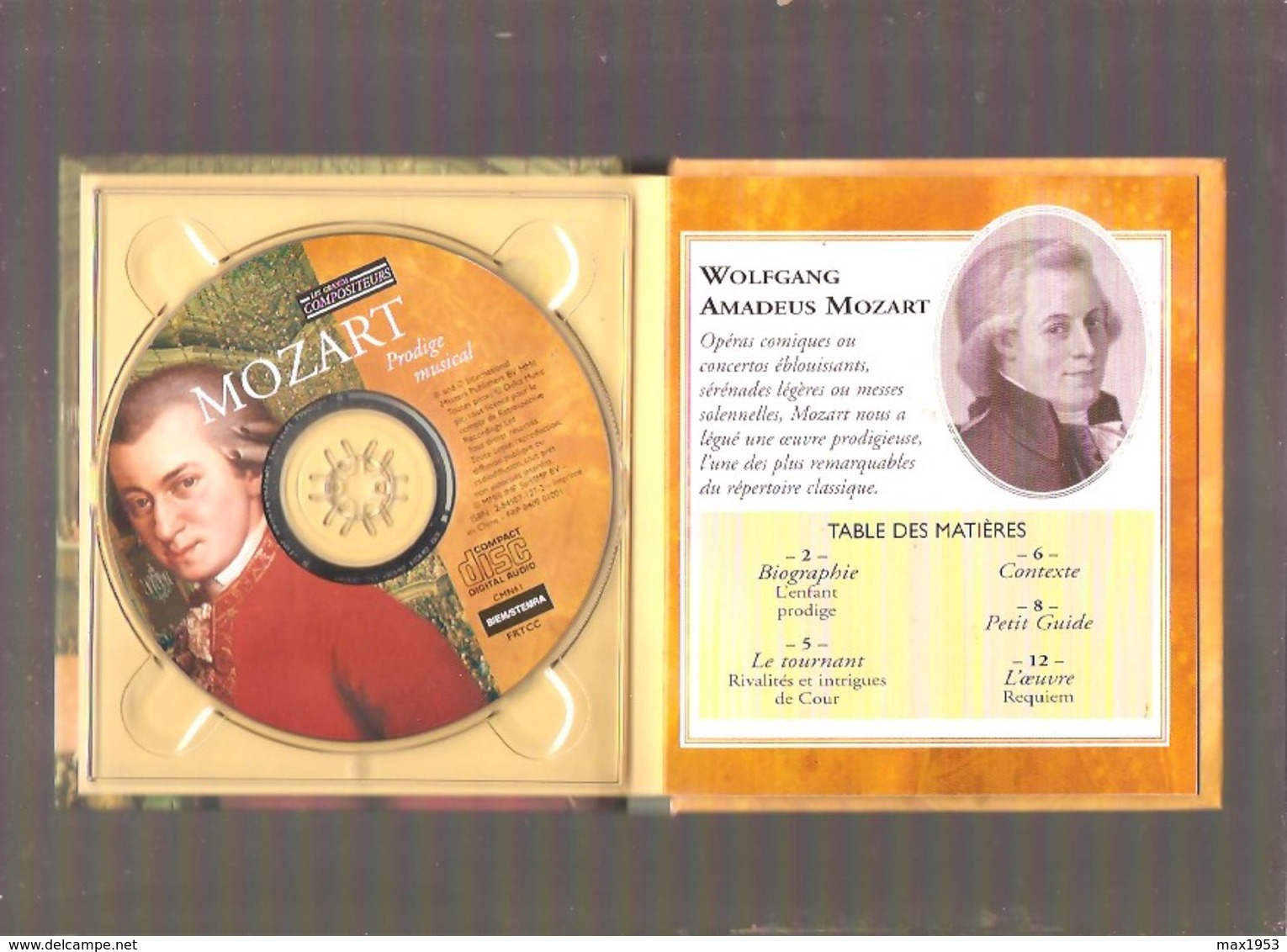 CD + LIVRET - MOZART Prodige Musical - Les Grands Compositeurs - Classique N°1 - 2003 - Classique