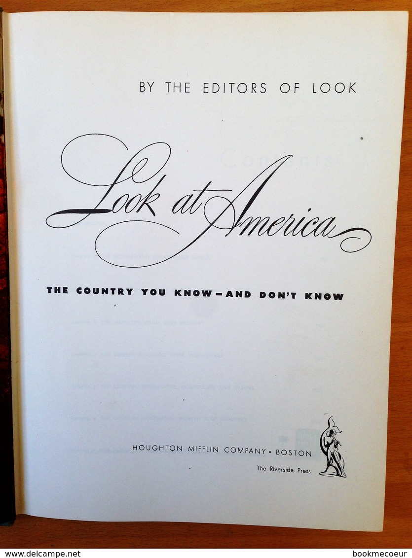 LOOK AT AMERICA  BY THE EDITORS OF LOOK /  BOSTON - Other & Unclassified