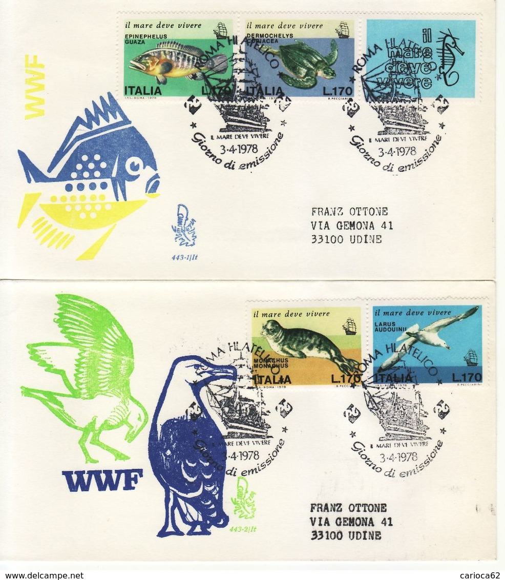 1978 - FDC " SALVAGUARDIA DEL MARE "  VENETIA  VEDI++++ - FDC