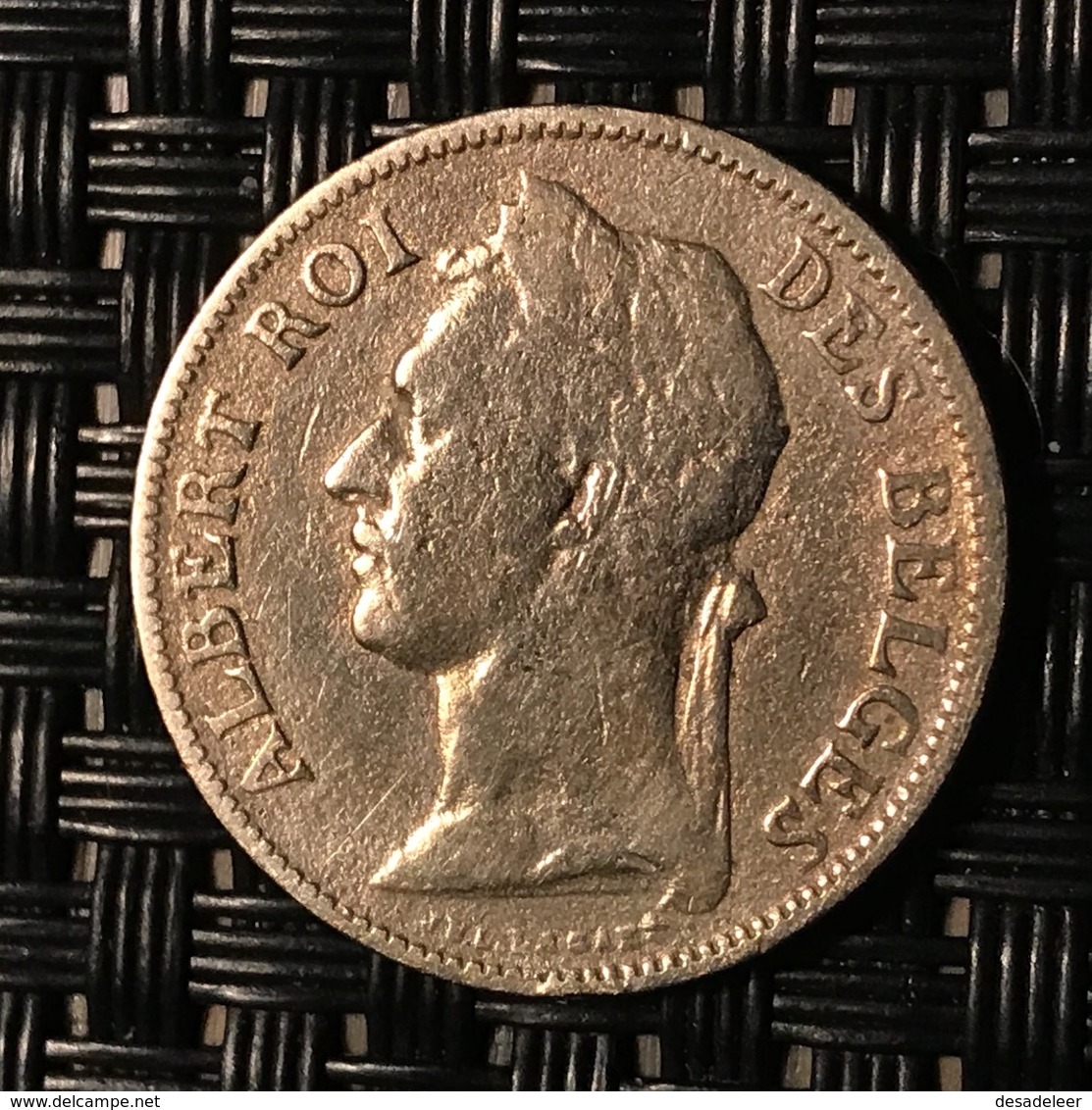 50 Centimes Congo-Belge 1923 FR - 1910-1934: Albert I