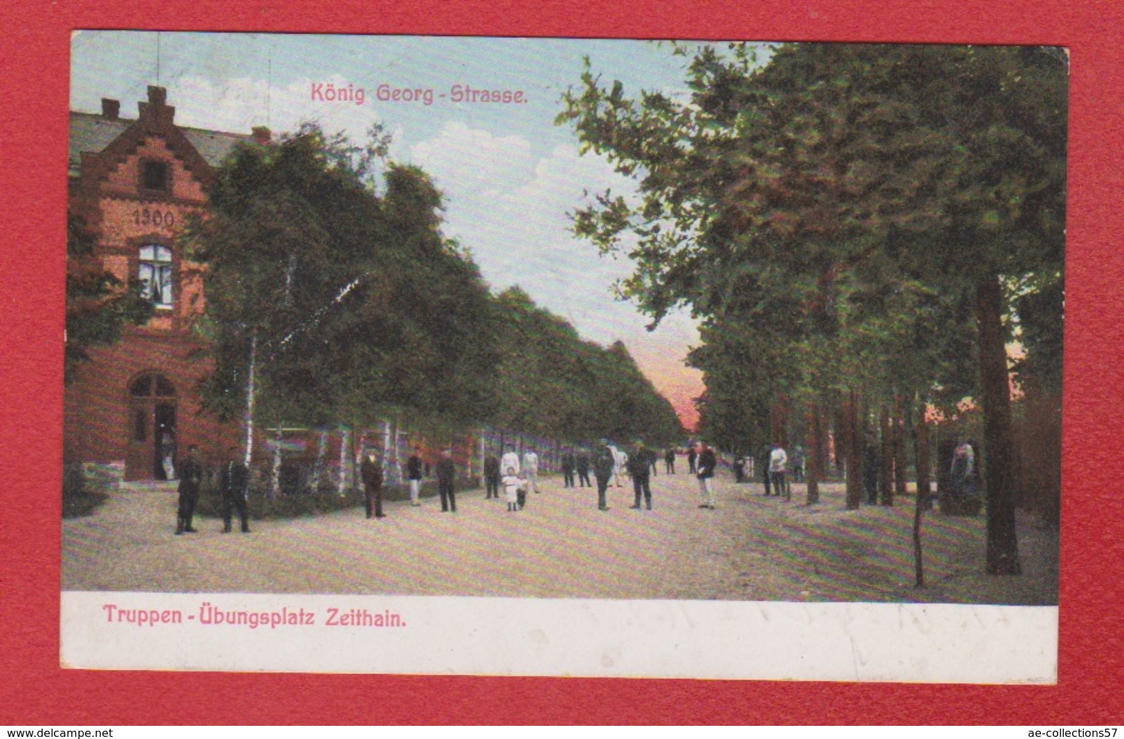 Zeithain  --  Truppen - König Georg Strasse - Zeithain