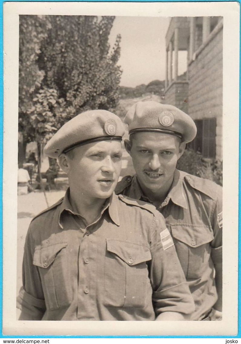 UNEF 1956-61 In EGYPT - SLOVENIA SOLDIER (KOCEVJE) MEMBER OF PEACEKEEPING MISSION ON SINAI * JNA ARMY YUGOSLAVIA ISRAEL - Documenti