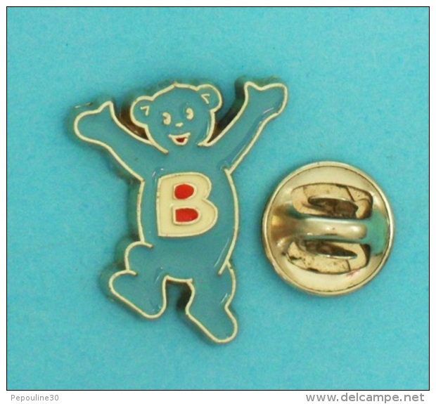 1 PIN'S //   ** BOB / L'OURS BLEU ** BUTAGAZ ** - Fuels