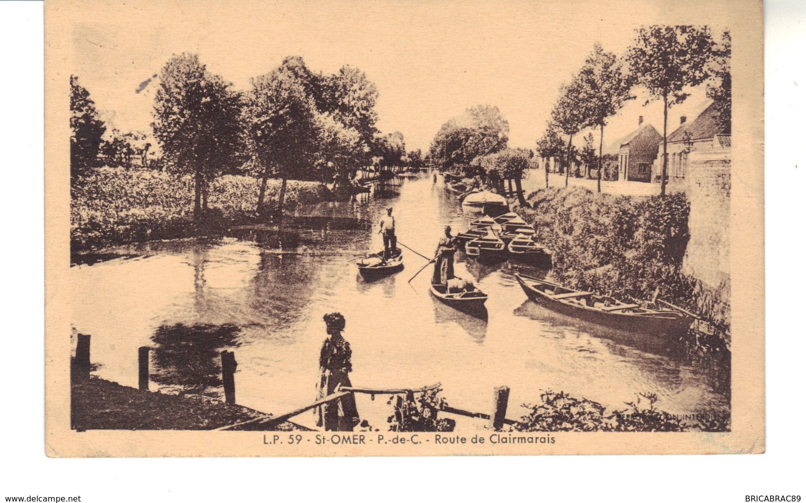 CPA  -  St-Omer (Pas-de-Calais  Route De Clairmarais - Saint Omer
