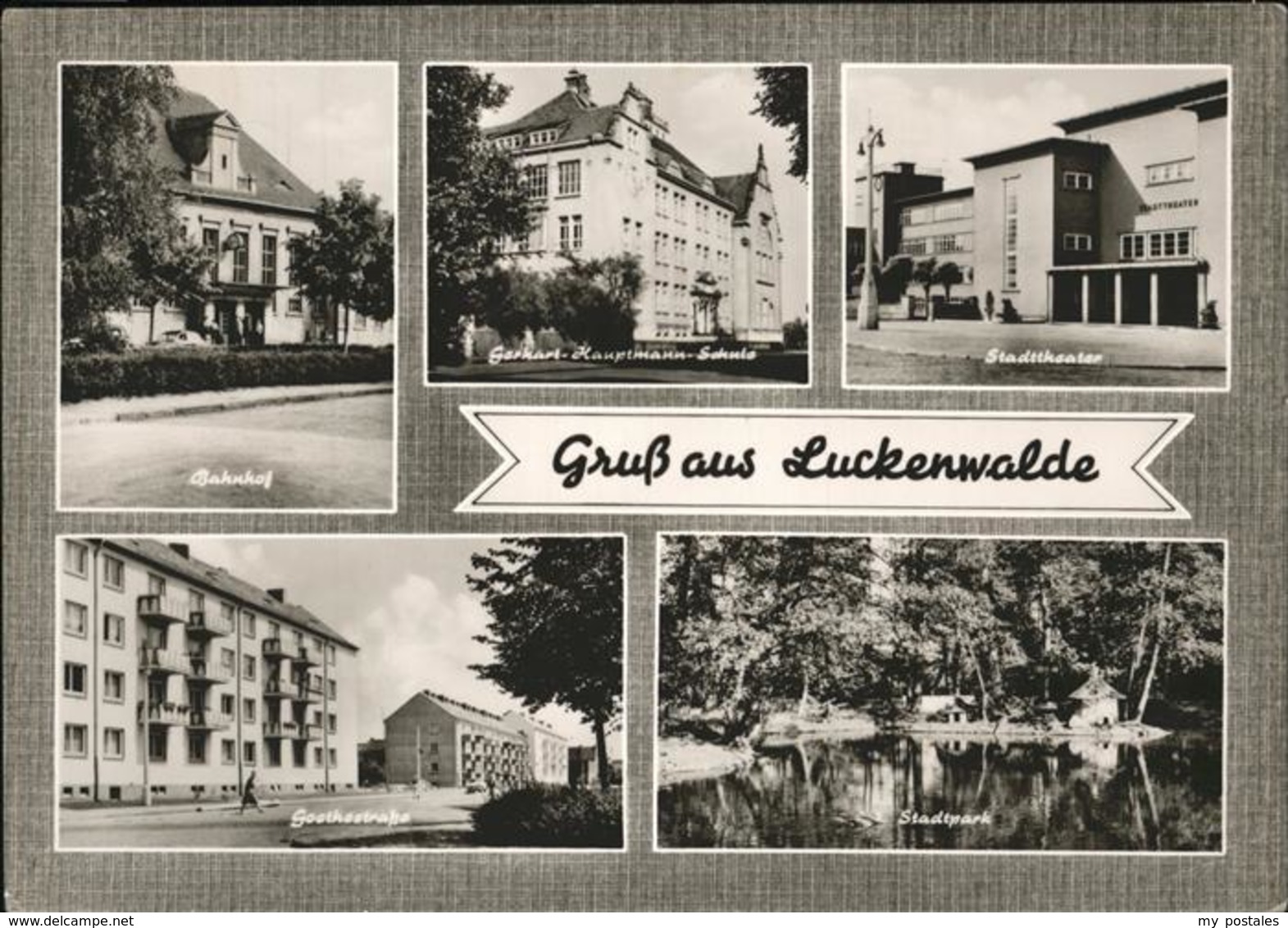 41235614 Luckenwalde Gerhardt-Hauptmann-Schule, Stadttheater Luckenwalde - Luckenwalde