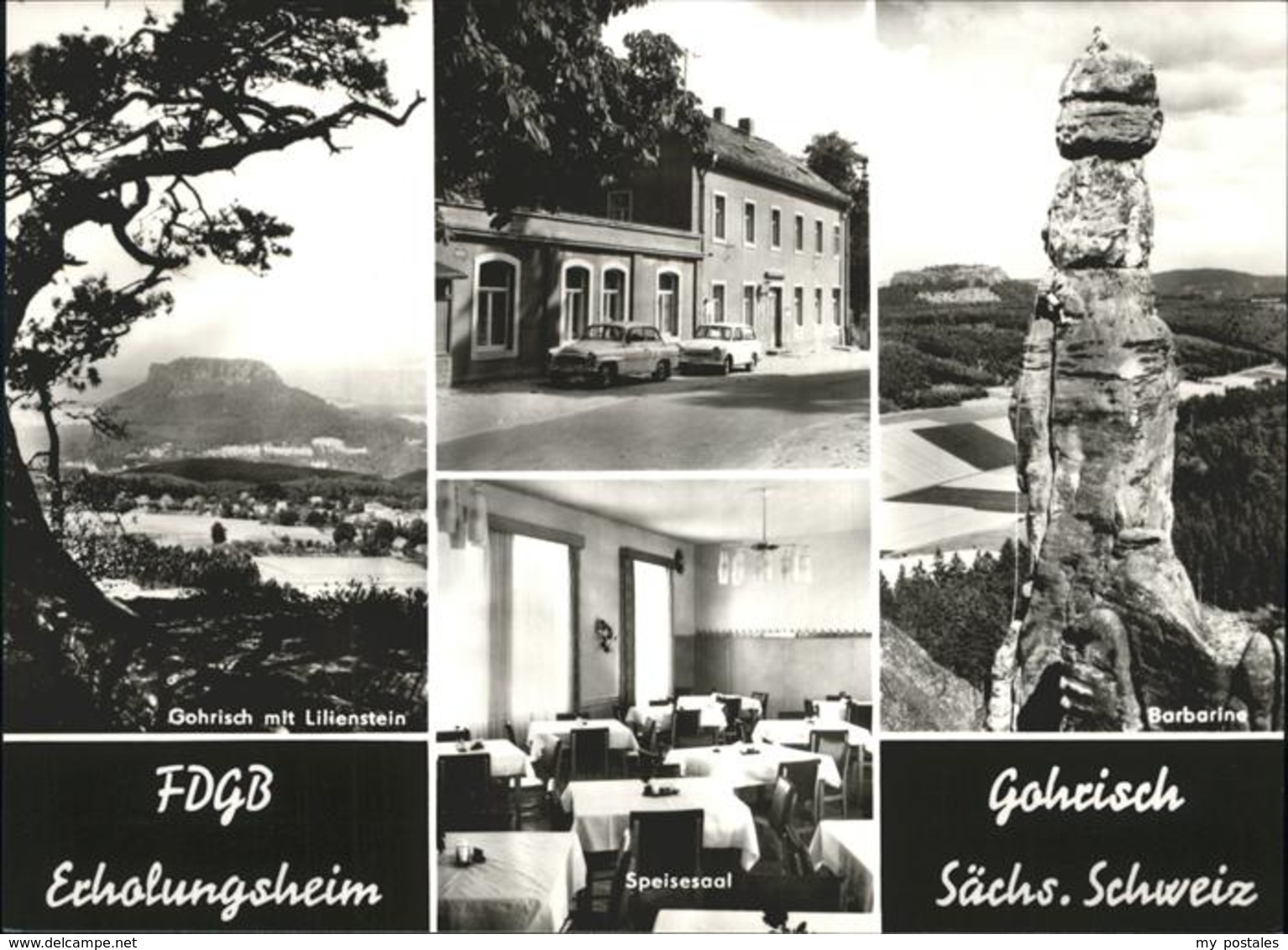 41239294 Gohrisch FDGB Erholungsheim, Lilienstein, Barbarine, Speisesaal Gohrisc - Gohrisch