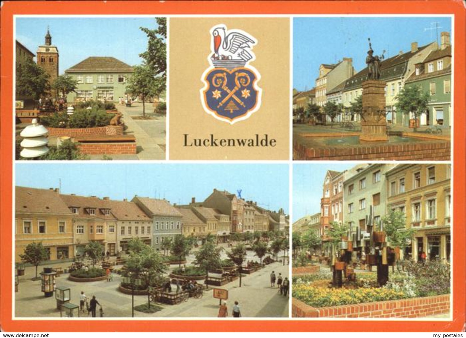 41235247 Luckenwalde Stadtwappen, Pelikan, Ernst-Thaelmann-Str.  Luckenwalde - Luckenwalde