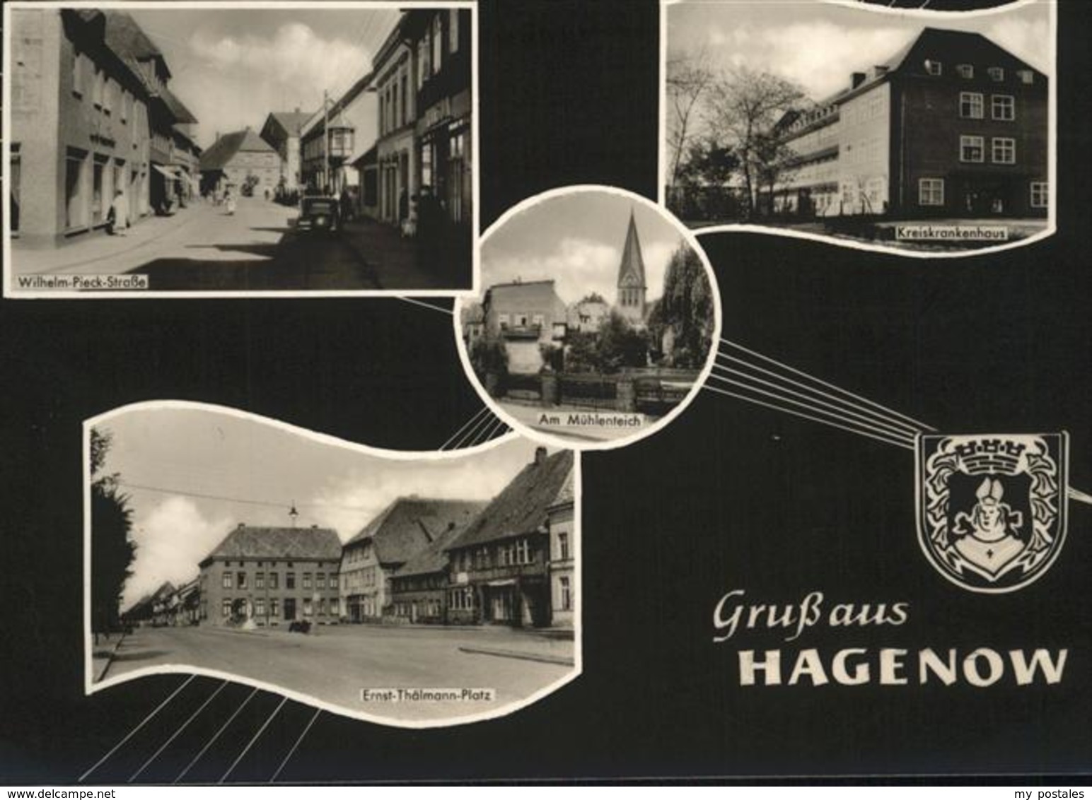 41234403 Hagenow Muehlenteich Ernst-Thaelmann-Platz Hagenow - Hagenow