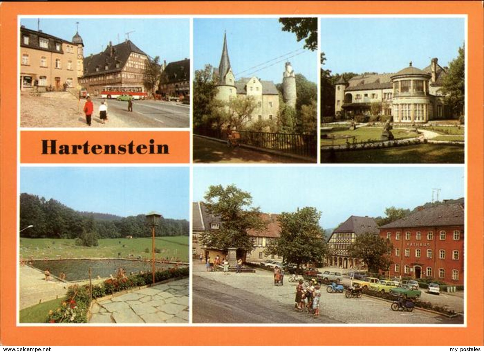 41234019 Hartenstein Zwickau Freibad Pionierleiterschule Ernst-Thaelmann-Platz H - Hartenstein