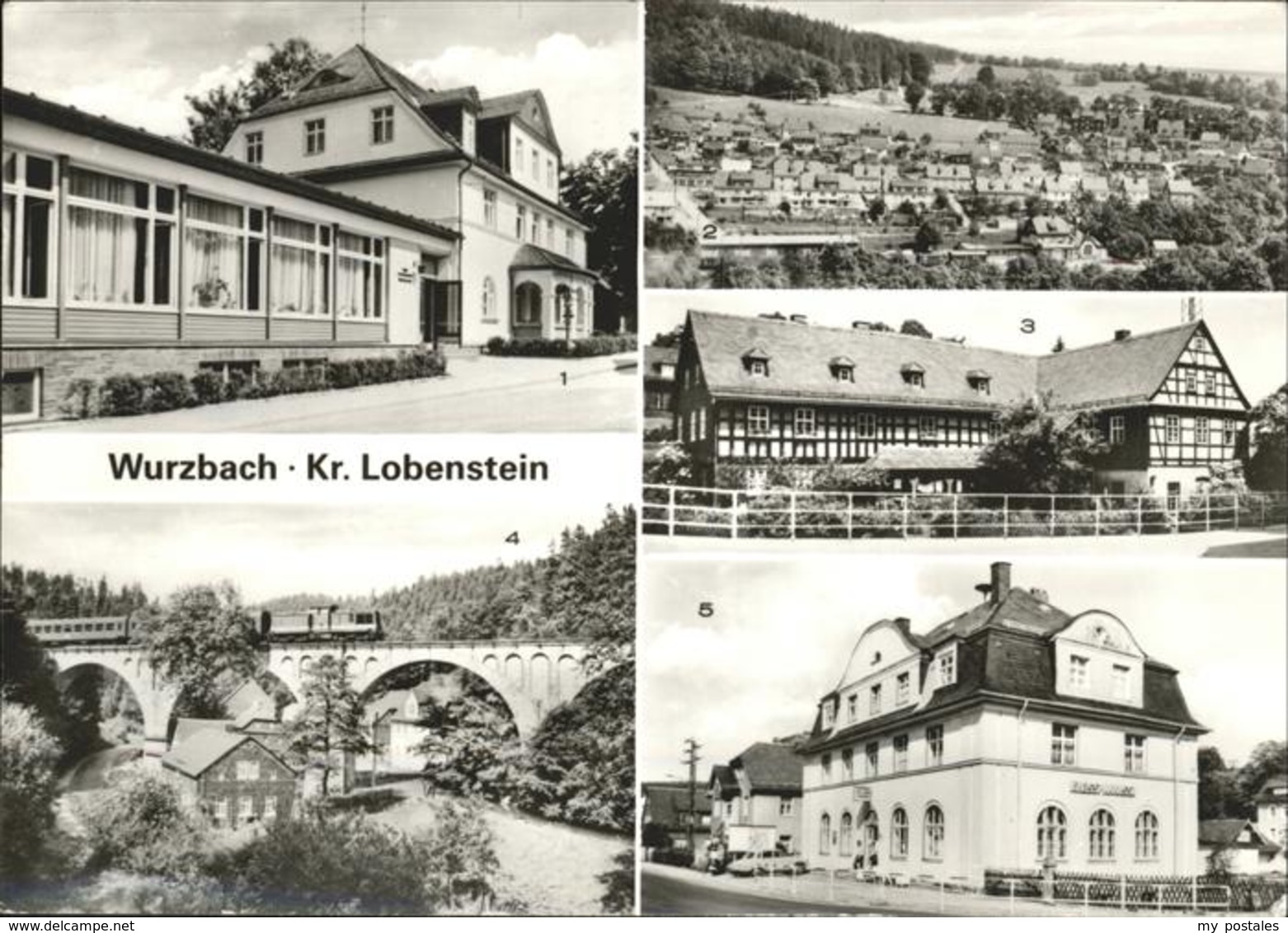 41234546 Wurzbach Erholungsheim Rudi Arnstadt Rathaus Viadukt  Wurzbach - Wurzbach