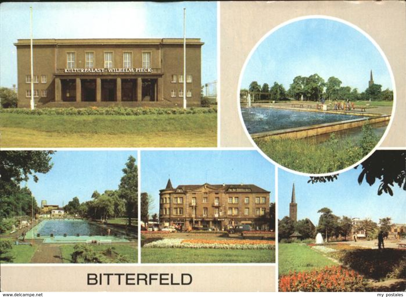 41237757 Bitterfeld Kulturopalast Hotel Central Gruene Lunge Bitterfeld - Bitterfeld