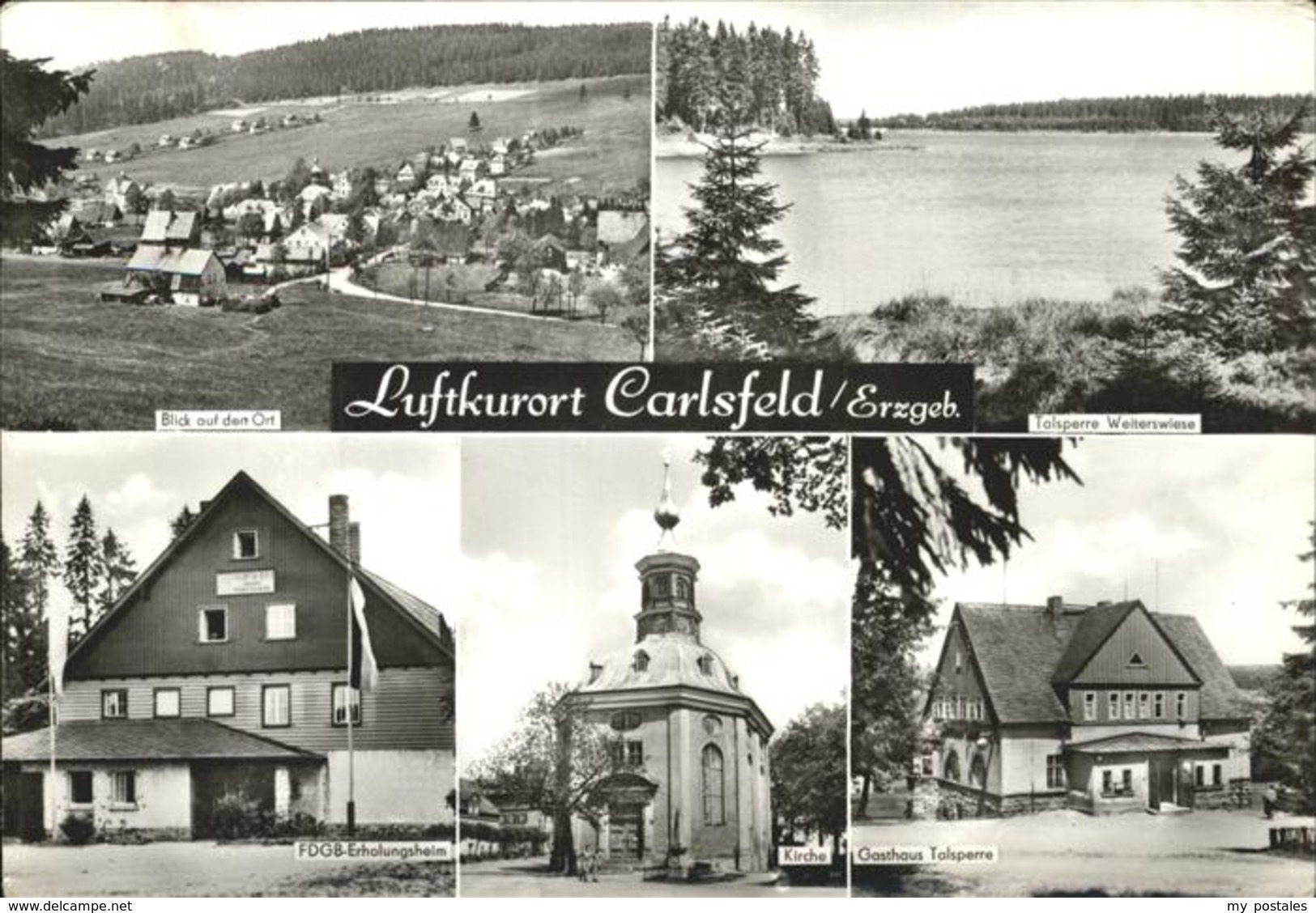 41238174 Carlsfeld Erzgebirge Talsperre Kirche Erholungsheim Carlsfeld - Eibenstock