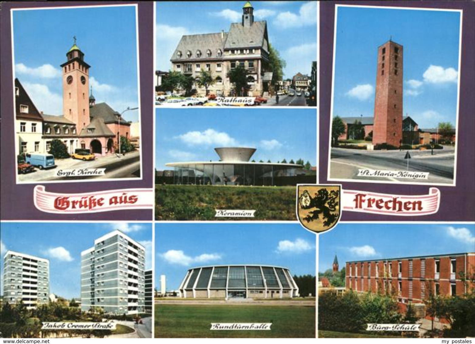 41246448 Frechen Rundturnhalle Keramion Wappen Frechen - Frechen