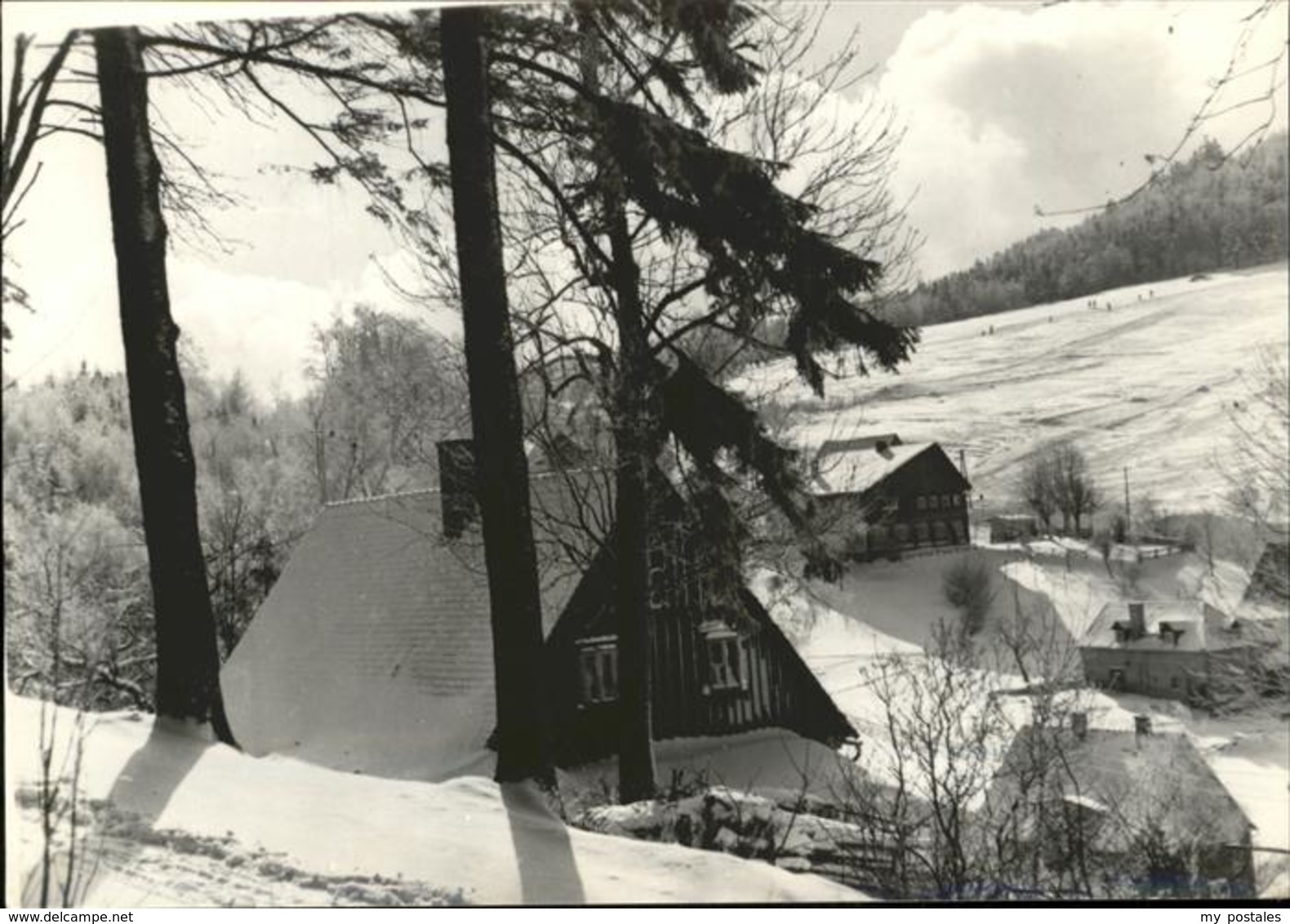 41235228 Waltersdorf Oberlausitz Grenzbaude, Winter, Schnee Heideblick - Heideblick