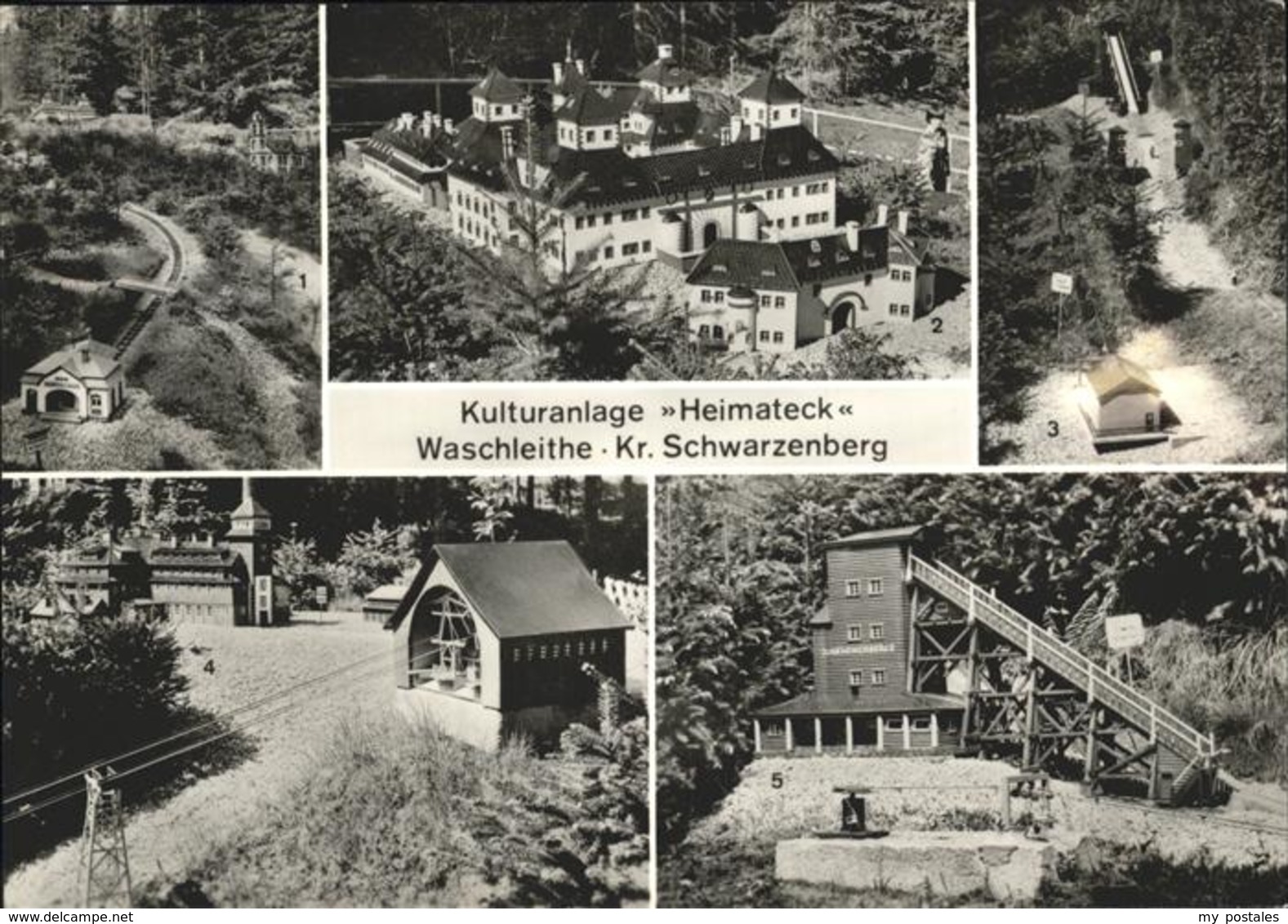 41235398 Waschleithe Kulturanlage Heimateck, Kr. Schwarzenberg Waschleithe - Gruenhain