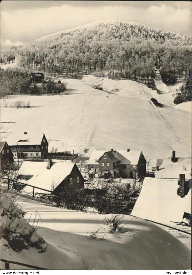 41235677 Waltersdorf Oberlausitz Lausche, Hubertusbaude, Winter Heideblick - Heideblick