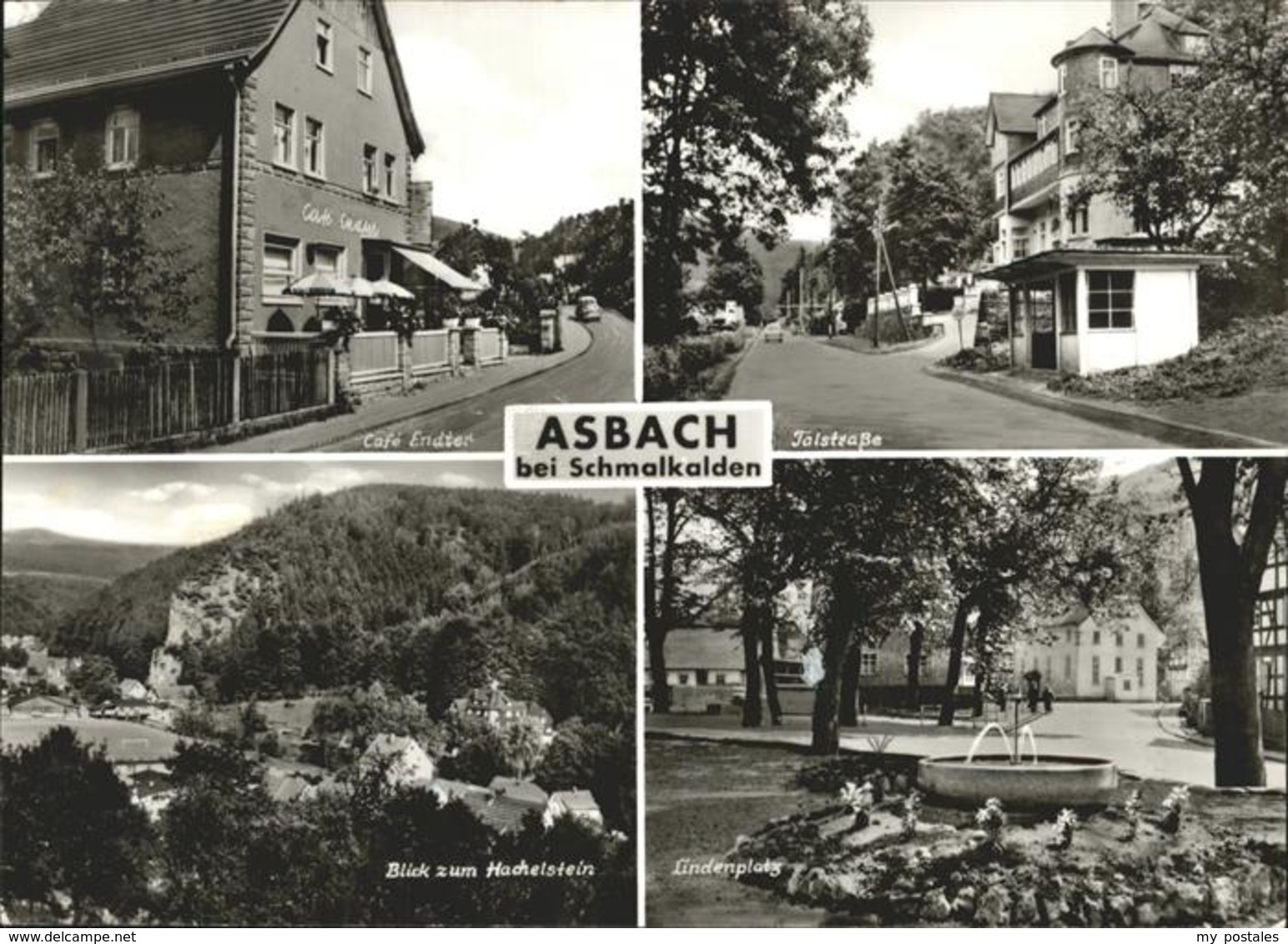 41239438 Asbach Schmalkalden Talstr., Lindenplatz, Hachelstein, Cafe Endter Schm - Schmalkalden