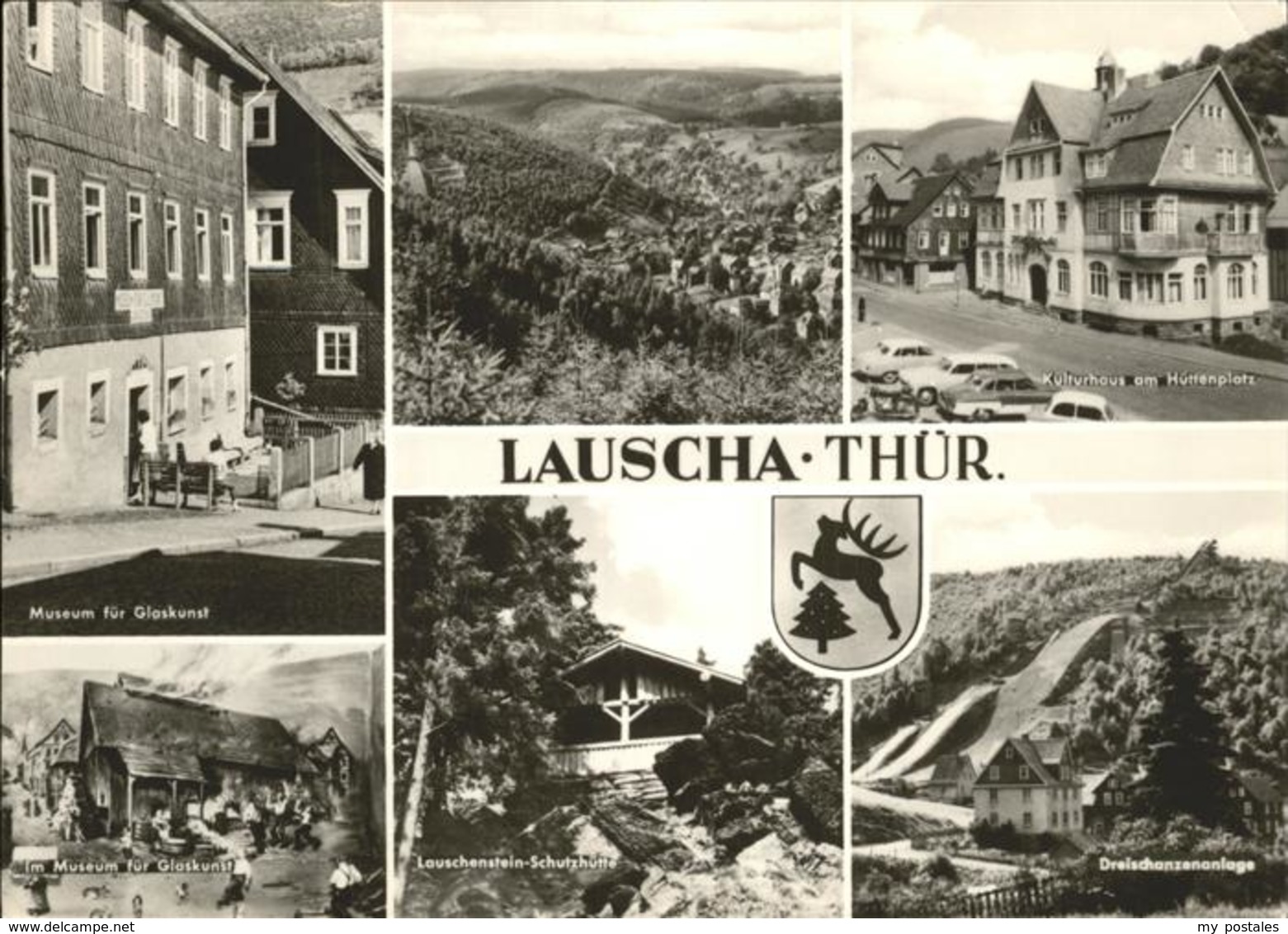 41225805 Lauscha Schutzhuetten, Museum Glaskunst, Kutlurhaus, Huettenplatz Lausc - Lauscha