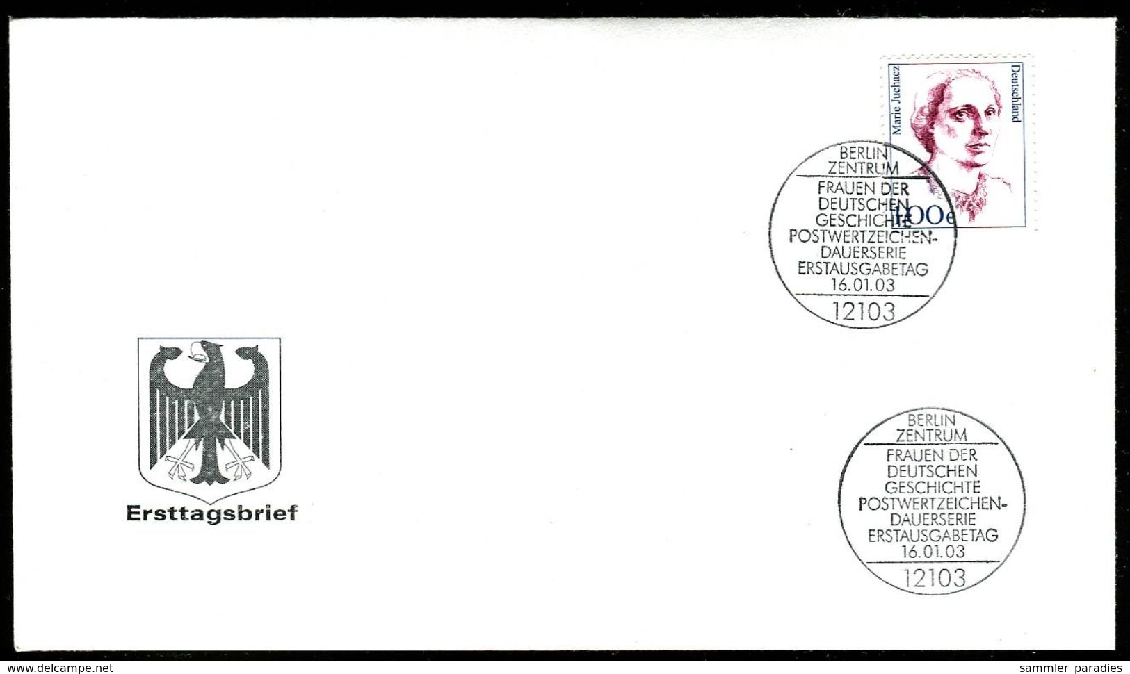 40415) BRD - Mi 2305 - FDC - 100C     Frauen - Sonstige & Ohne Zuordnung