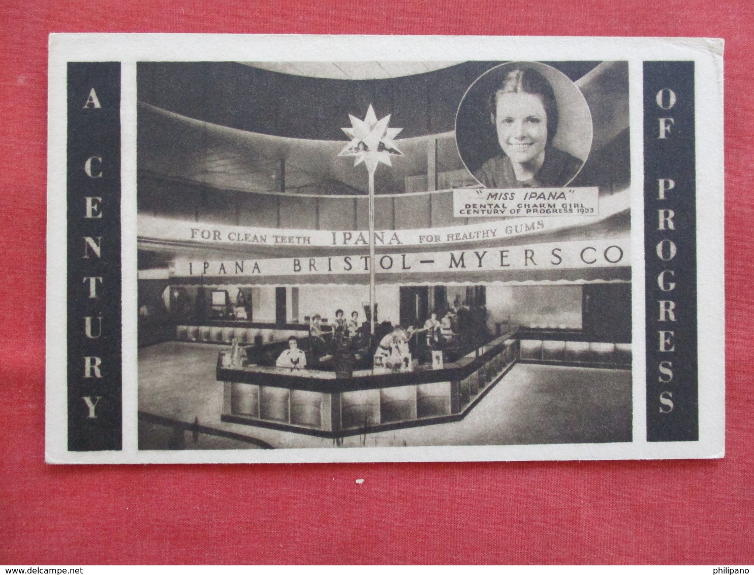Ipana Exhibit Chicago 1933 Century Of Progress  ---ref 2906 - Exhibitions