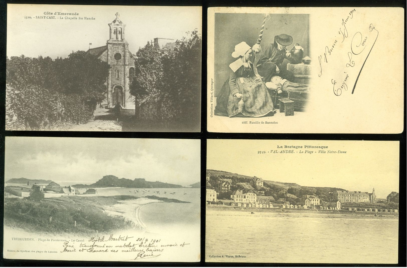 Beau lot de 60 cartes postales de France  Côte - du - Nord  Mooi lot van 60 postkaarten van Frankrijk ( 22) - 60 scans