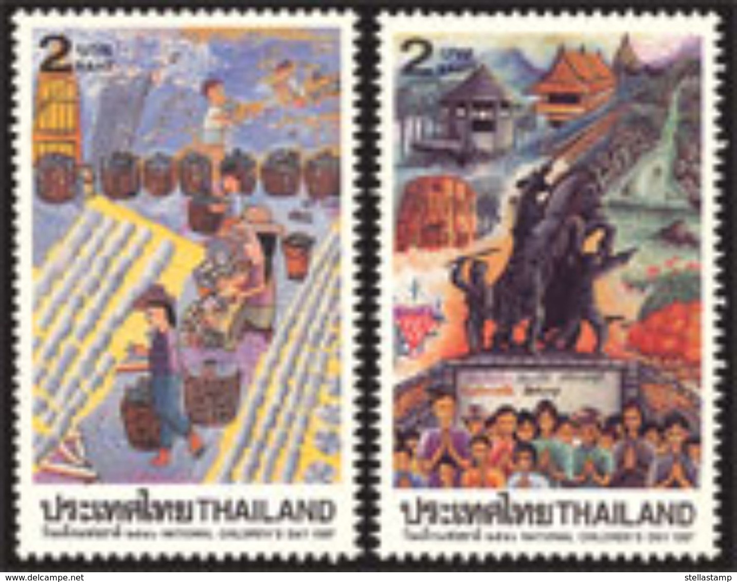 Thailand Stamp 1997 Children Day - Thaïlande