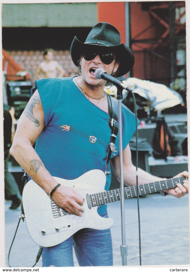 Carte Postale Johnny Hallyday,répétition Au Parc Des Princes,juin 93,rocker,guitariste Né Le 15 Juin 1943 à Paris - Künstler