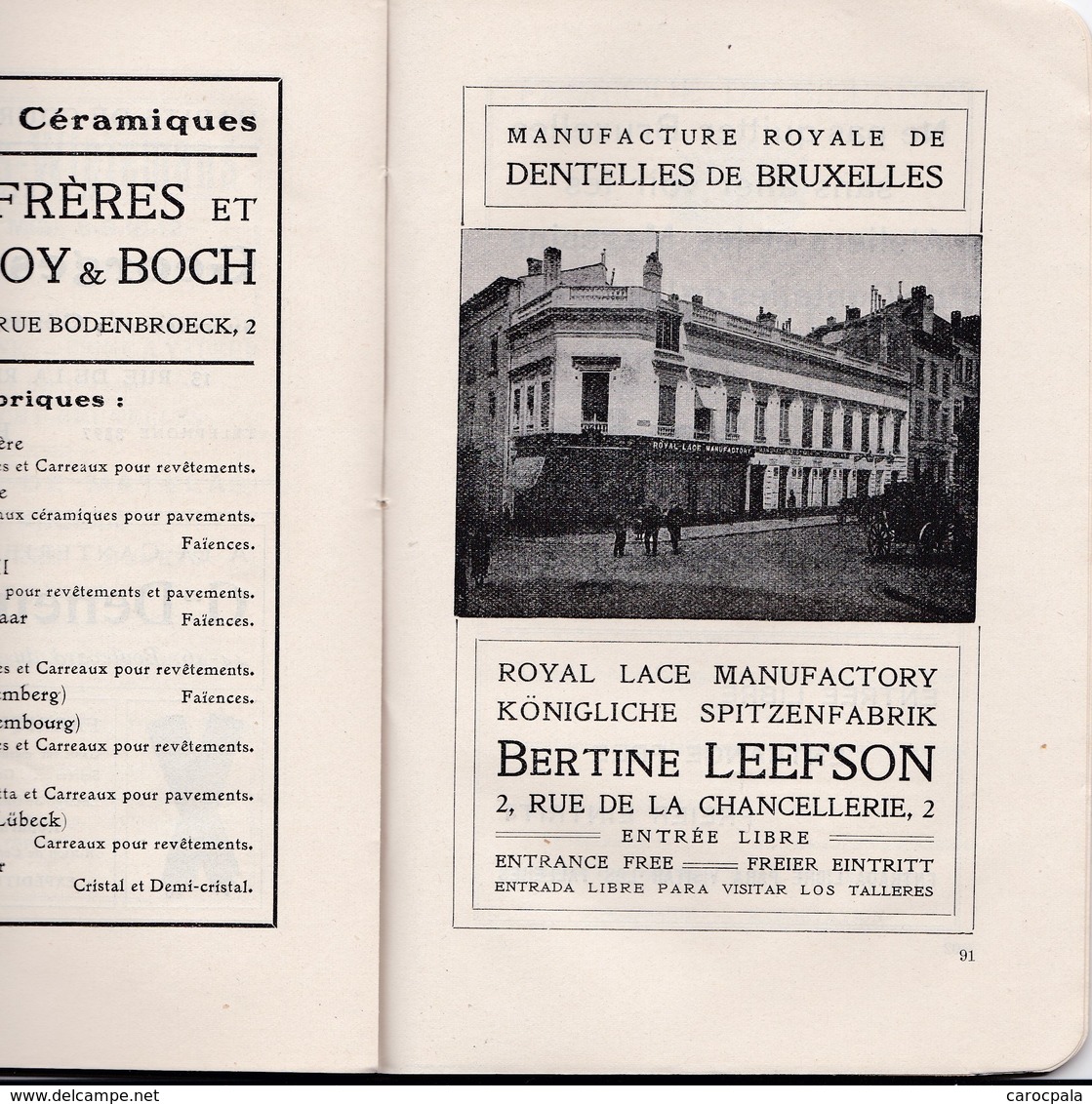 SOUVENIR HOTEL METROPOLE BRUXELLES EN 1900 :intérieur De L'hôtel,publicité Magasins Et "au Bon Marché" - Other & Unclassified