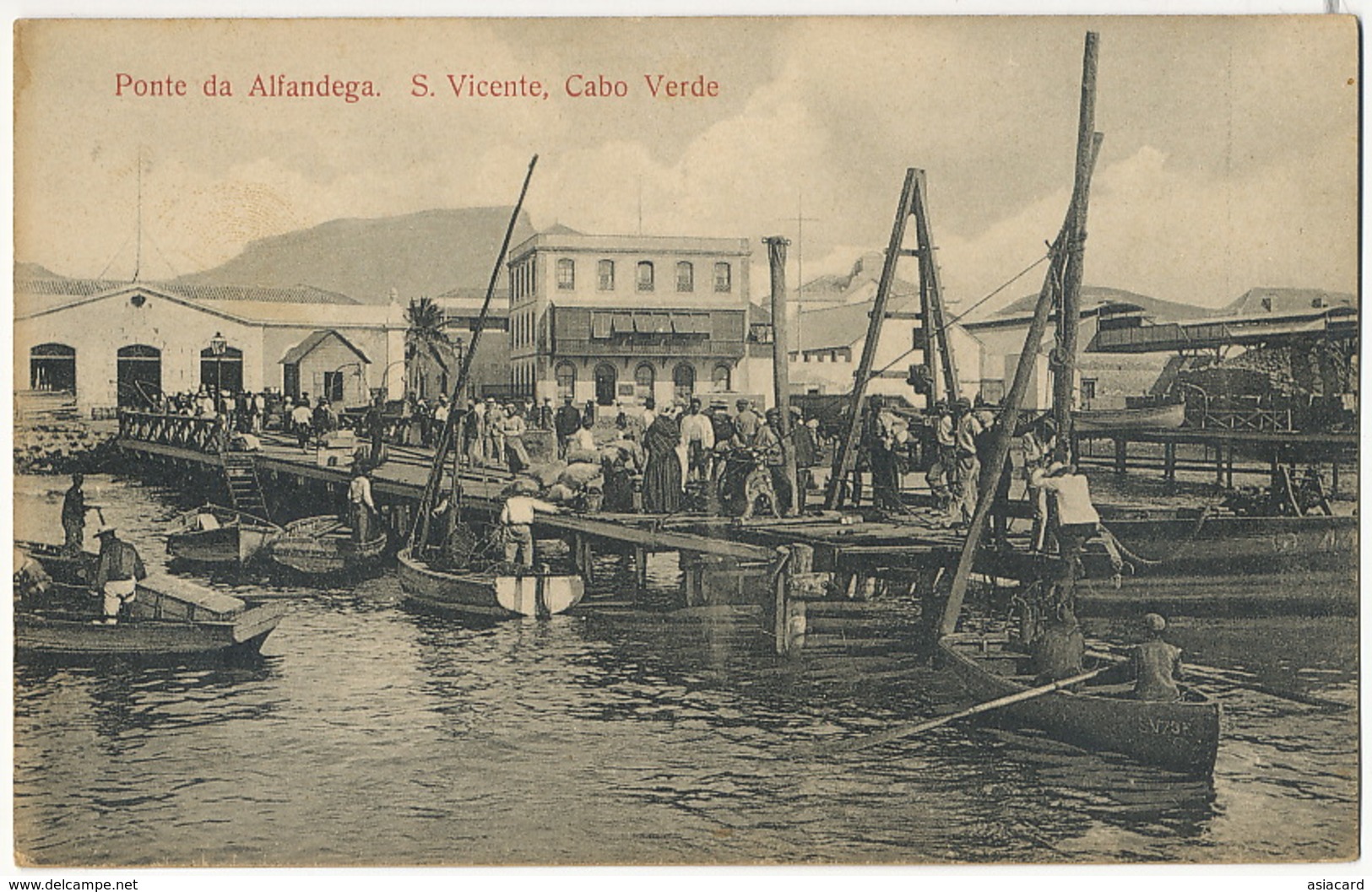 Ponte Da Alfandega Cabo Verde Sao Vicente - Cap Vert