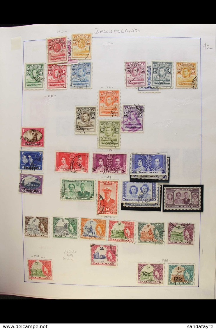 BRITISH AFRICA VERY FINE USED  A Large Album Containing Very Fine Used Stamps From Basutoland Through To Zimbabwe Spanni - Altri & Non Classificati