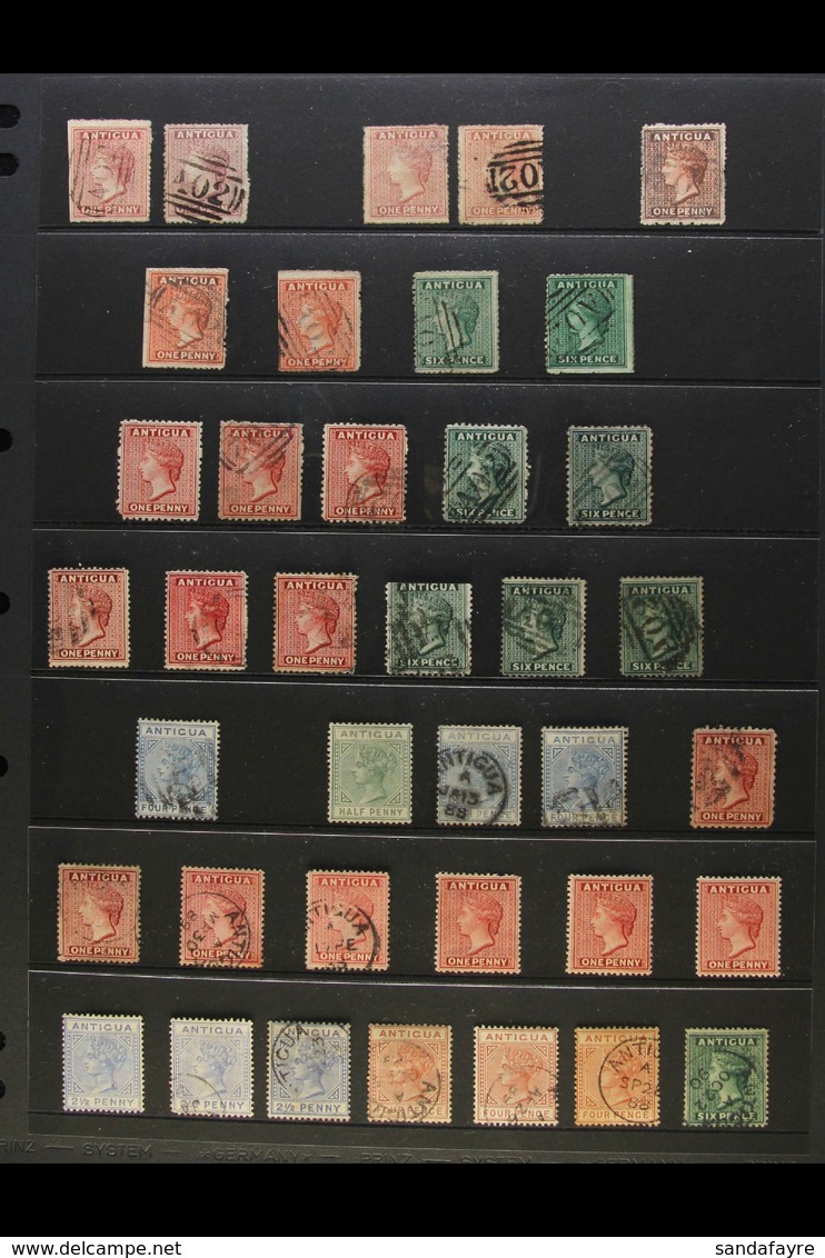 1863-1887 QUEEN VICTORIA SELECTION  A Mint & Used (mostly Used) Range Presented On A Stock Page That Includes 1863-67 St - Altri & Non Classificati