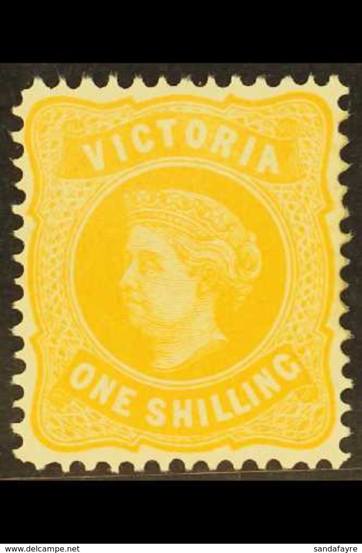 VICTORIA  1901 1s Yellow Re-issue, SG 381, Fine Mint, Very Fresh. For More Images, Please Visit Http://www.sandafayre.co - Altri & Non Classificati