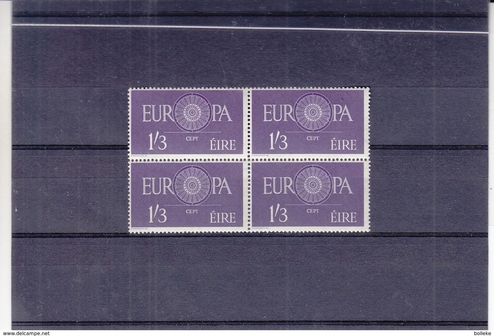 Irlande - Yvert 147 ** - MNH - Bloc De 4 - Europa 1960 - Valeur 170 Euros - Unused Stamps