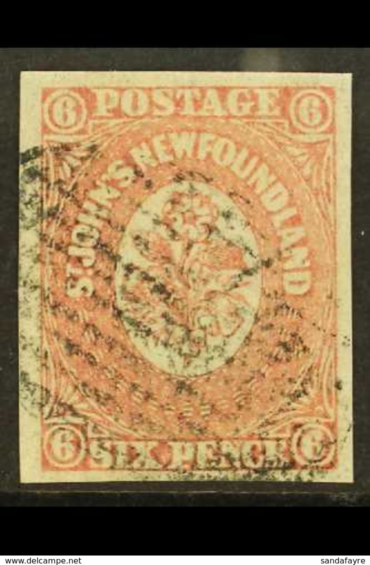 1862  6d Rose Lake, SG 20, Very Fine Used With Good Margins All Round. For More Images, Please Visit Http://www.sandafay - Altri & Non Classificati