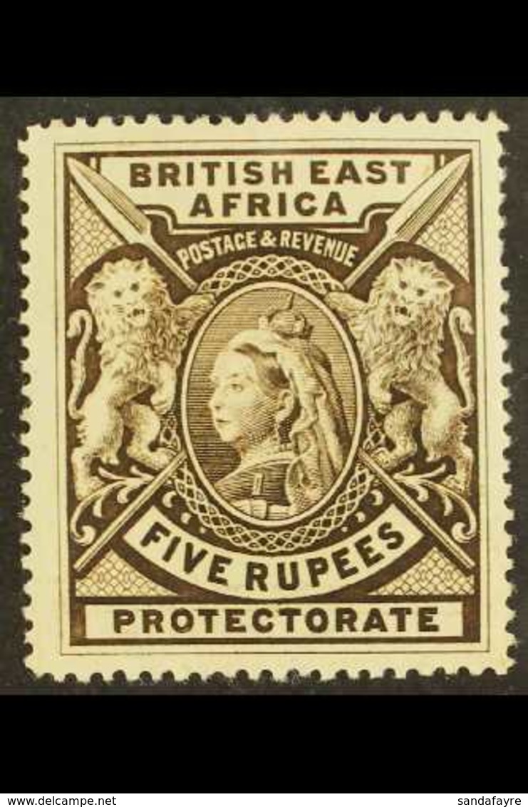 1897  5r Deep Sepia, SG 96, Very Fine And Fresh Mint. Lovely Well Centered Stamp. For More Images, Please Visit Http://w - Vide