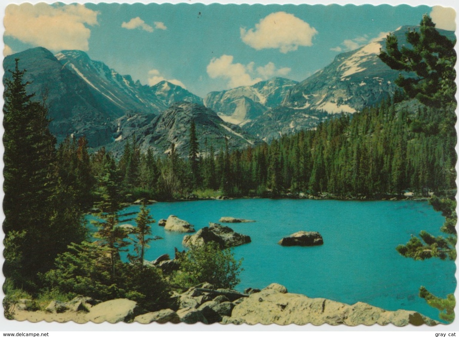 Bear Lake, With Longs Peak, Rocky Mountain National Park, Colorado, Unused Postcard [21023] - Rocky Mountains
