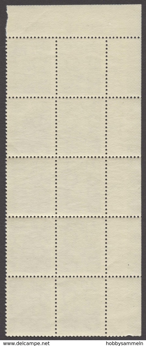 DDR, 1953, Fünfjahrplan I, MiNr. 362-379 (ohne 371), **, halbe Schalterbögen ungefaltet (50), meist mit DV, meist mit RL