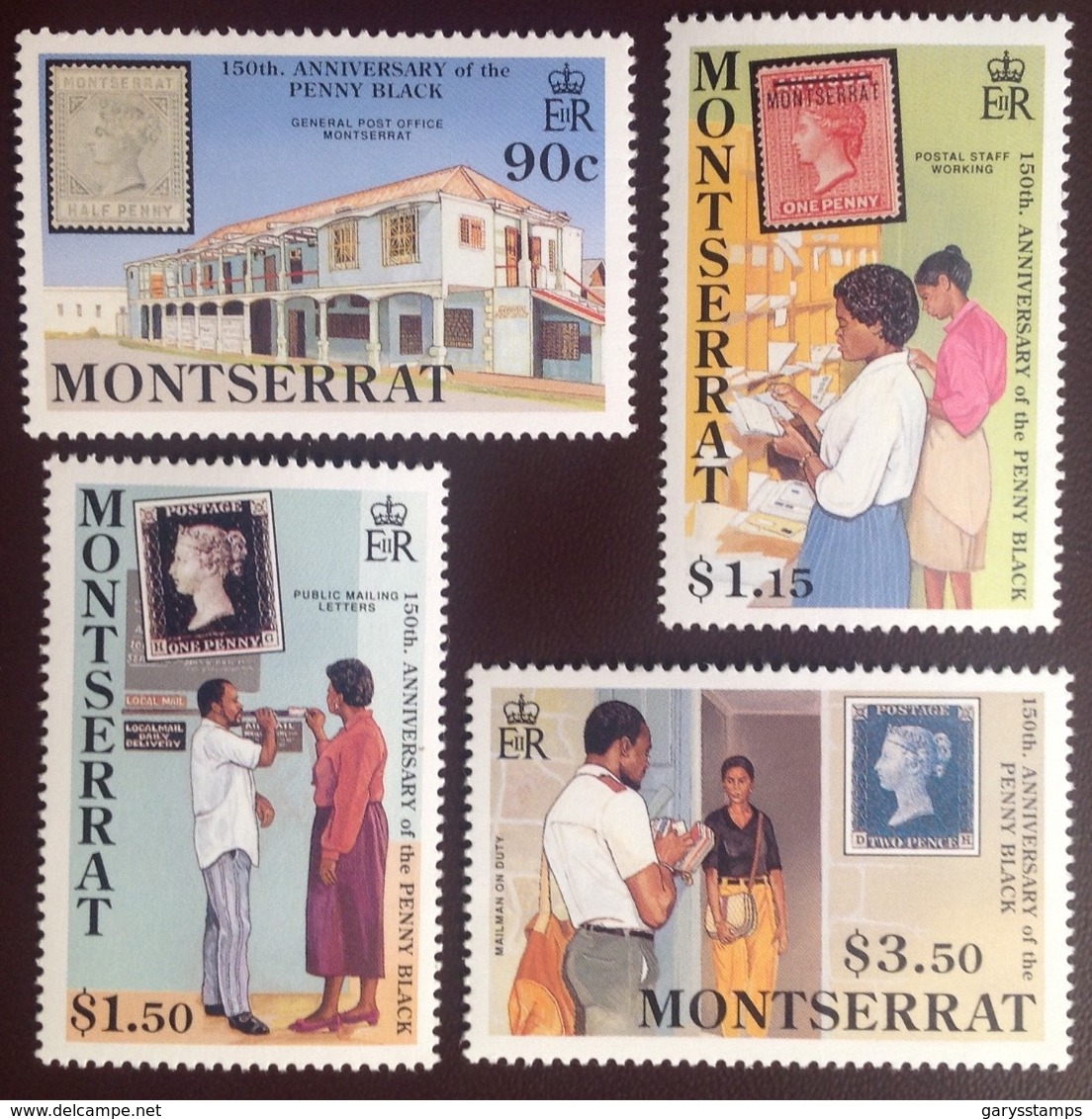 Montserrat 1990 Penny Black Anniversary MNH - Montserrat