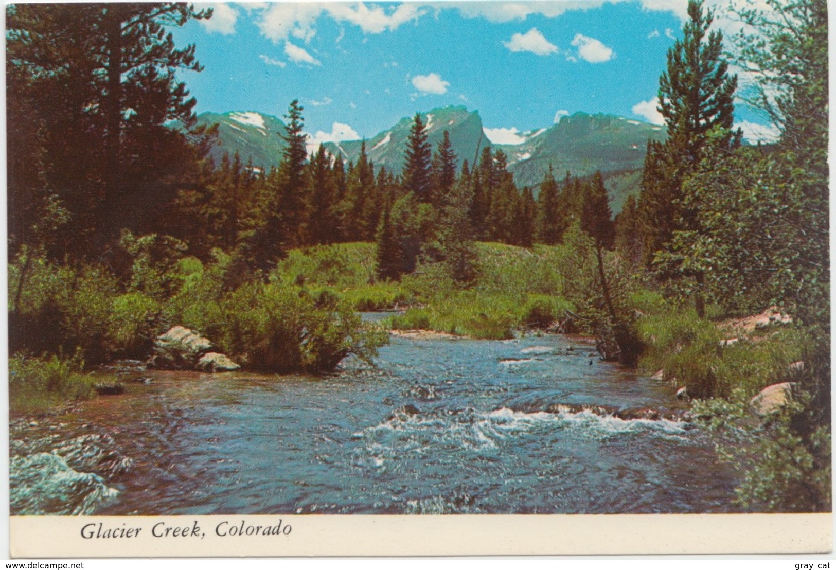 Glacier Creek, Colorado, Rocky Mountain National Park, Unused Postcard [21027] - Rocky Mountains