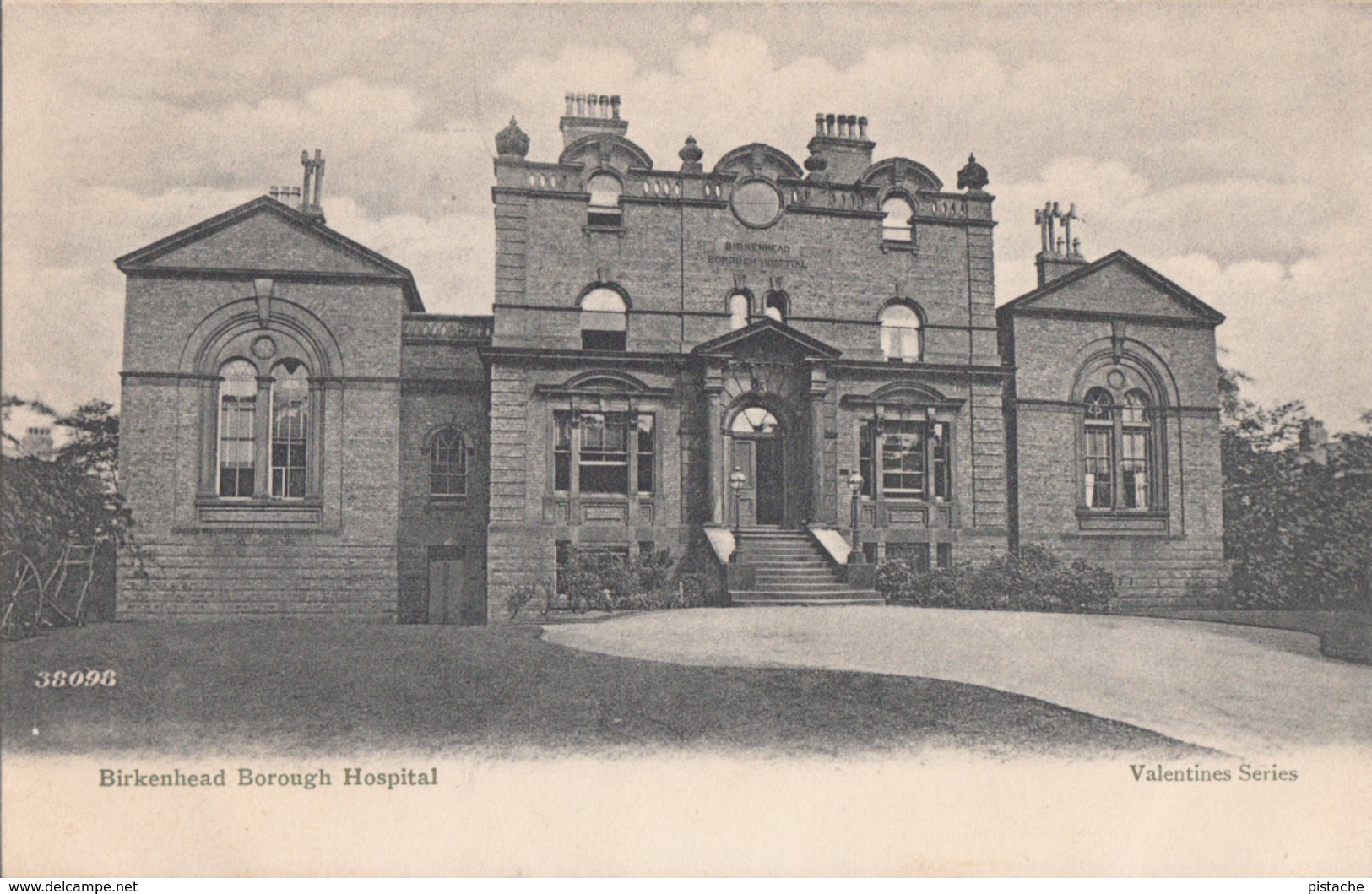 Old Postcard - Birkenhead  England - Borough Hospital - Valentines Series # 38096 -Unused -  2 Scans - Other & Unclassified