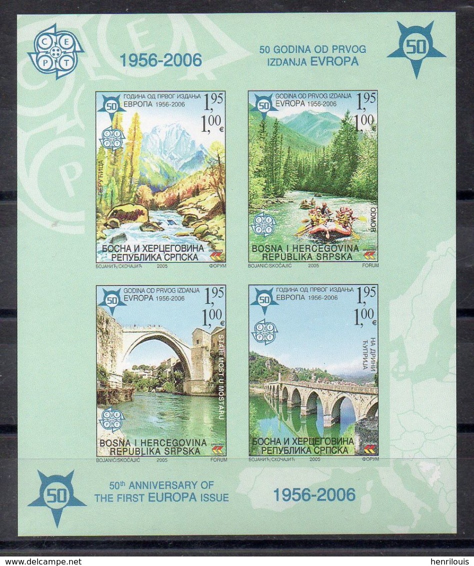 Rep SERBE De BOSNIE  Timbres  Neufs **de 2006  ( Ref 5228 ) Europa- Non Dentelés - Bosnien-Herzegowina