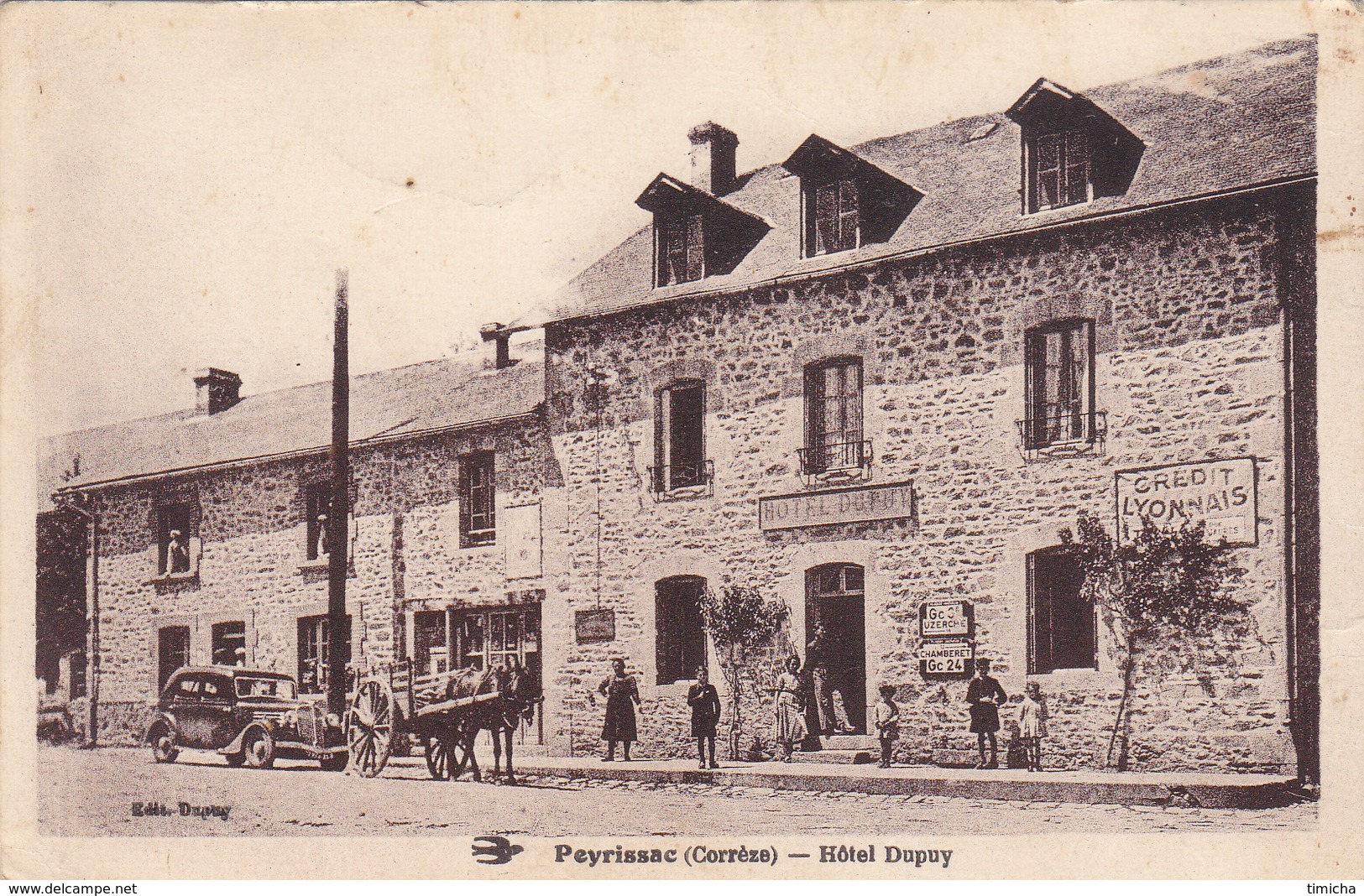 (38)   PEYRISSAC - Hôtel Dupuy - Autres & Non Classés