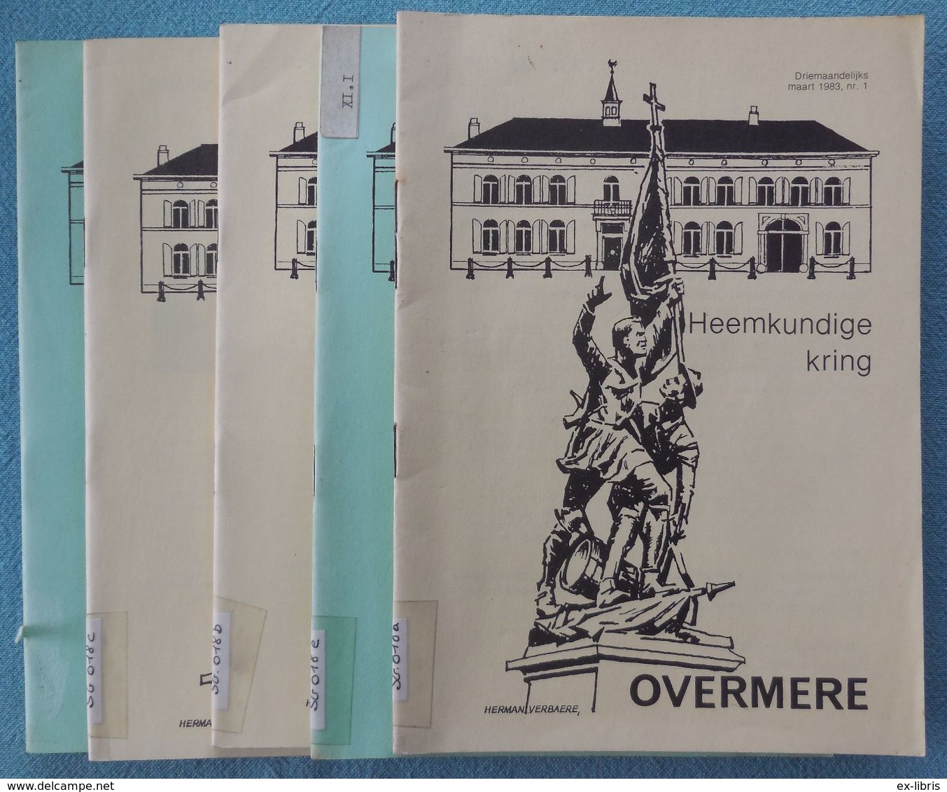 02 - 6 Nrs. Tijdschrift Heemkundige Kring Overmere - 1983-1984 - Histoire