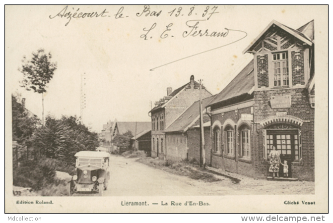 80 LIERAMONT /  La Rue D'En Bas / - Other & Unclassified