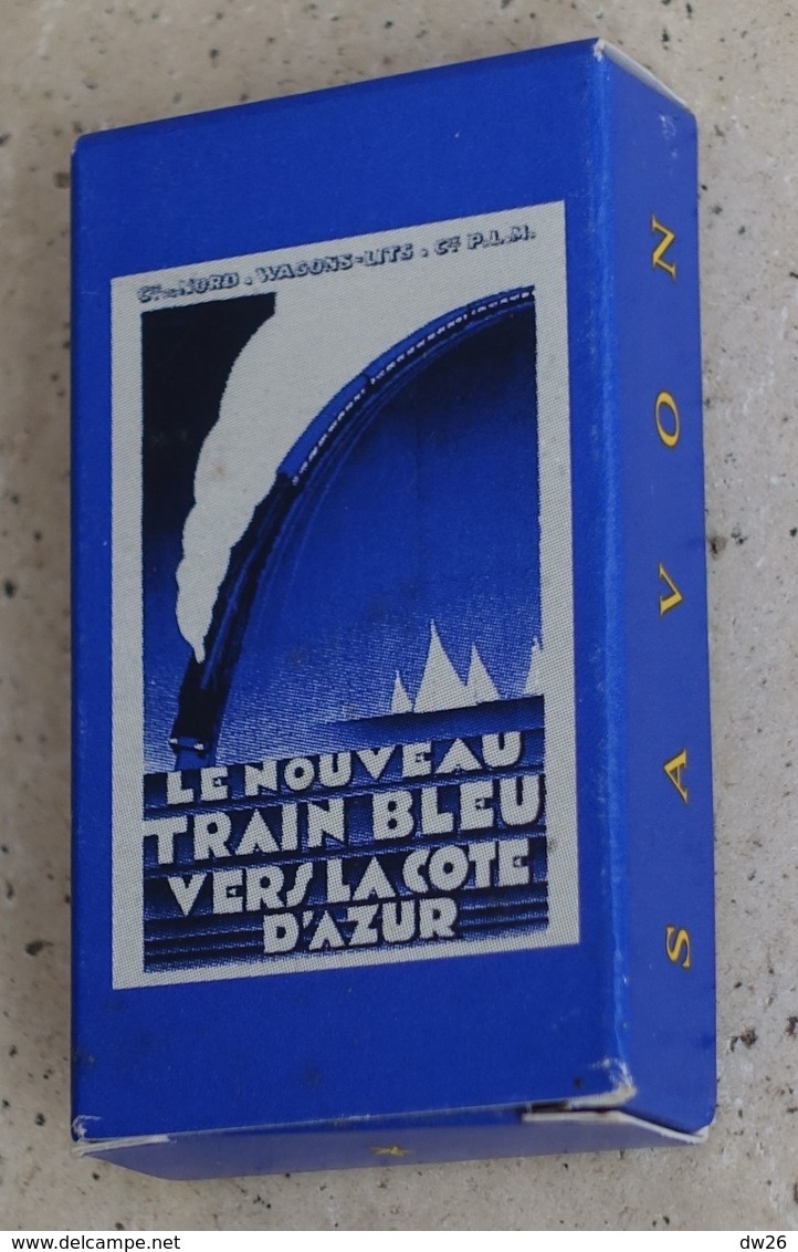 Mini-savon Publicitaire: Le Nouveau Train Bleu Vers La Côte D'Azur - Compagnie Des Wagons-lits - Autres & Non Classés