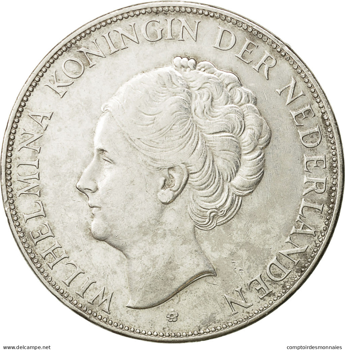 Monnaie, Pays-Bas, Wilhelmina I, 2-1/2 Gulden, 1938, TTB, Argent, KM:165 - 2 1/2 Gulden